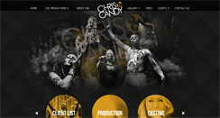 Desktop Screenshot of chrisandcandyproductions.com